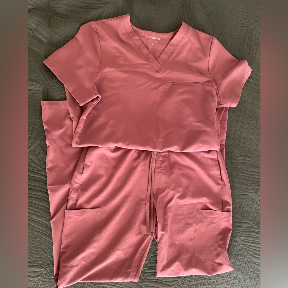Mauve Mandala Scrub Set